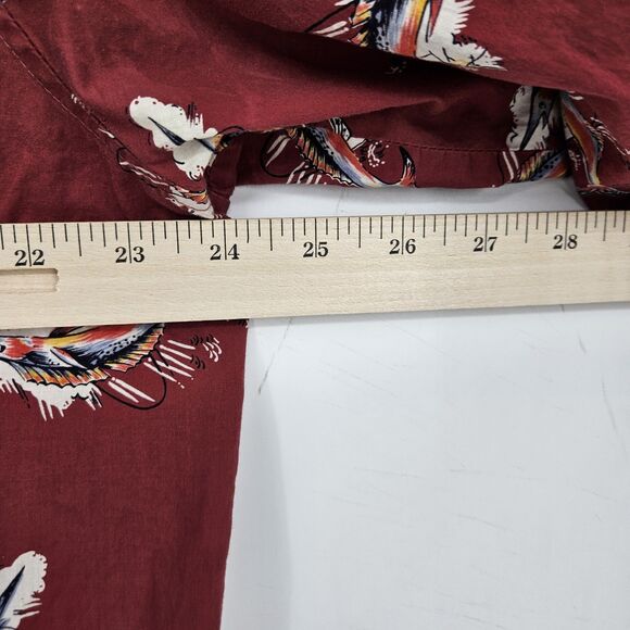 Vintage Reyn Spooner Shirt Mens XL‎ Hawaiian Short Sleeve Marlines AOP Trashed - Picture 12 of 14